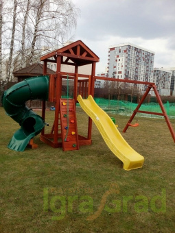Детская площадка IgraGrad Панда Фани с винтовой трубой