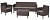 Комплект Салемо трипл сет (Salemo 3 seater set)