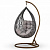 Подвесное кресло из искусственного ротанга N886-W72 Dark Grey