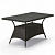 Плетеный стол из искусственного ротанга T198A-W53-140x80 Brown