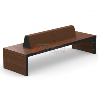Скамейка Линарес 250х80 двусторонняя
