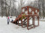 Деревянная зимняя горка "IgraGrad Snow Fox", скат 4 м Деревянная зимняя горка "IgraGrad Snow Fox", скат 4 м